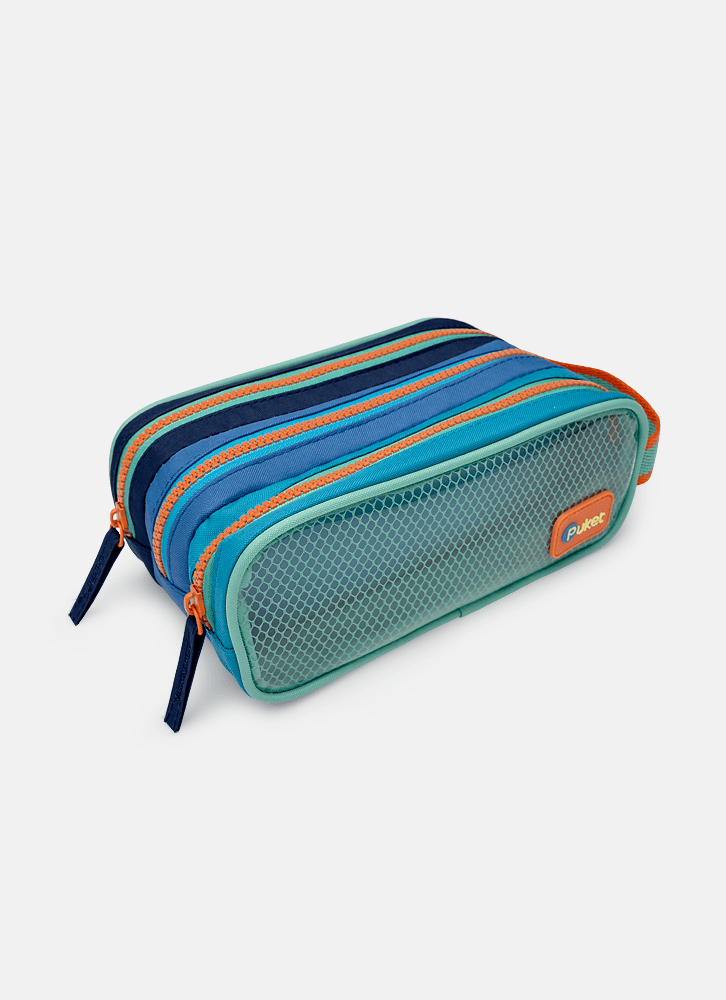 Estojo-Triplo-Color-Block-Azul