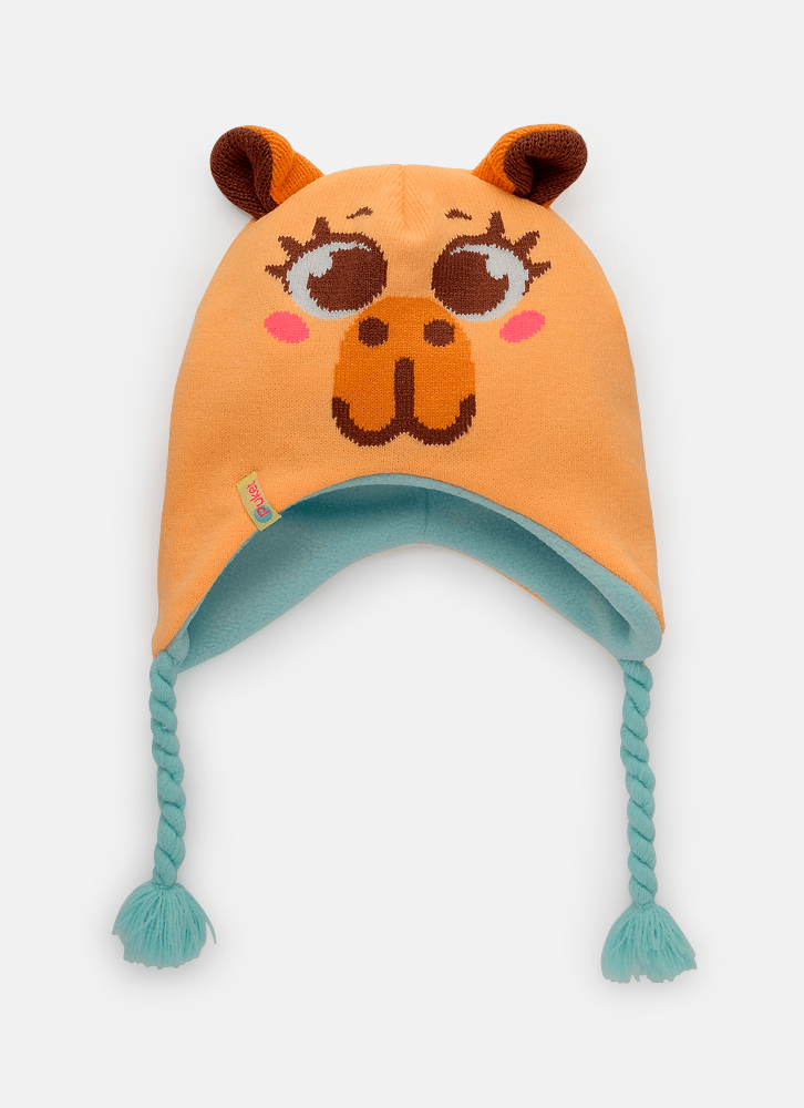 Gorro-Bebe-Menina-Capivara