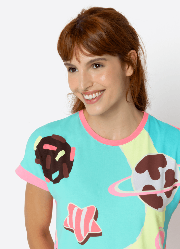 Camisola-Manga-Curta-Viscolycra-Feminina-Vaca-Chocolate