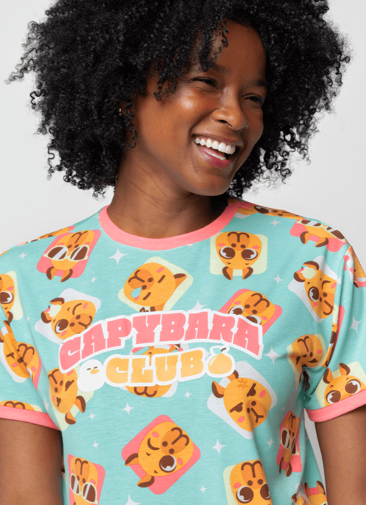 Pijama-Manga-Curta-Viscolycra-Feminino-Capy-Bora