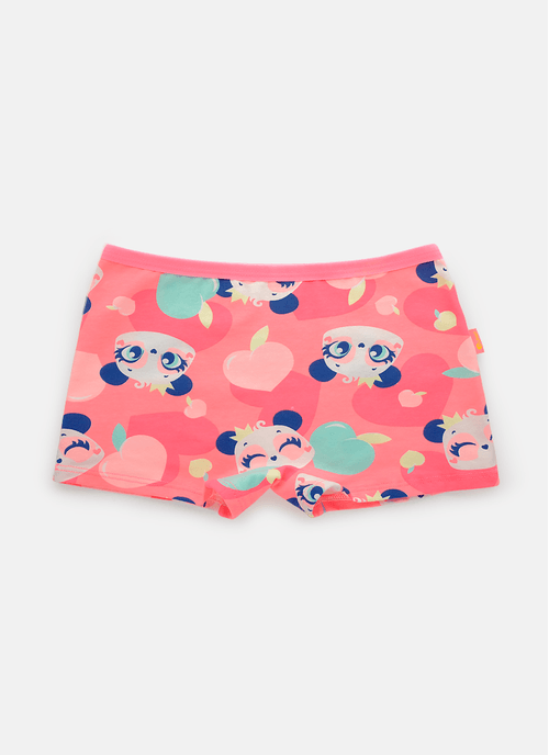 Calcinha BodyShorts Algodão Menina Teen Panda Romântico