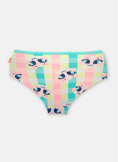 Calcinha Caleçon Menina Gata Picnic