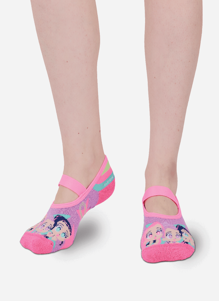 Meia-Sapatilha-Antiderrapante-Menina-Guerreiras-Do-K-pop