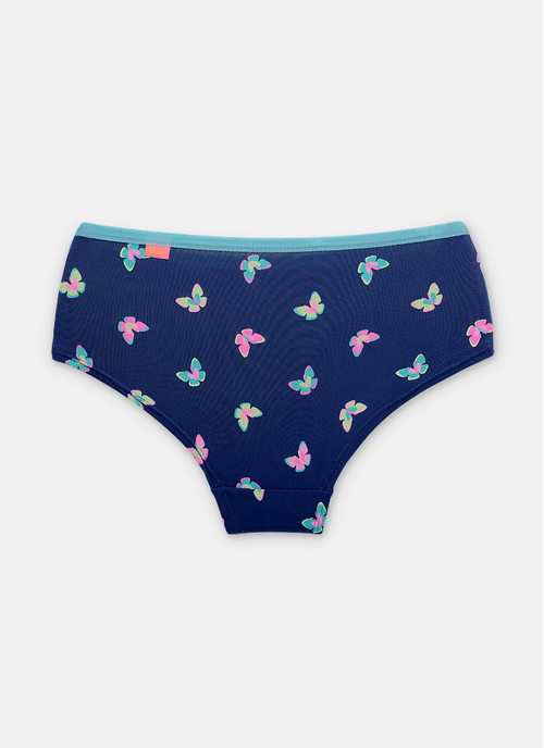 Calcinha Caleçon Microfibra Menina Teen Borboletas