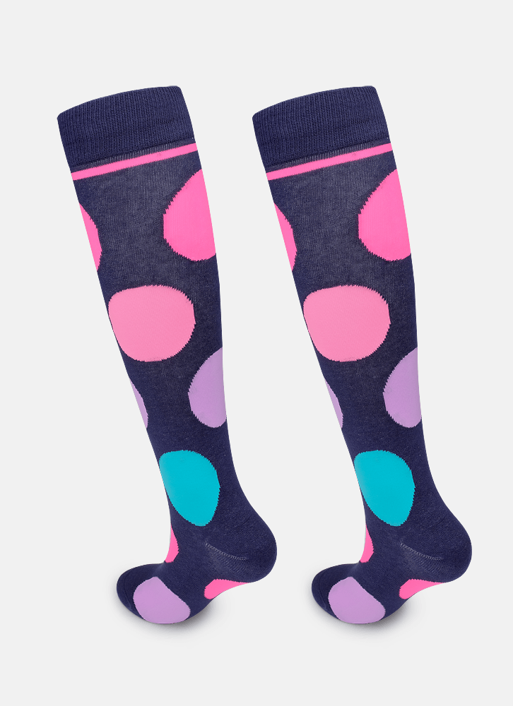 Meia-Cano-3-4-Feminina-Colorida