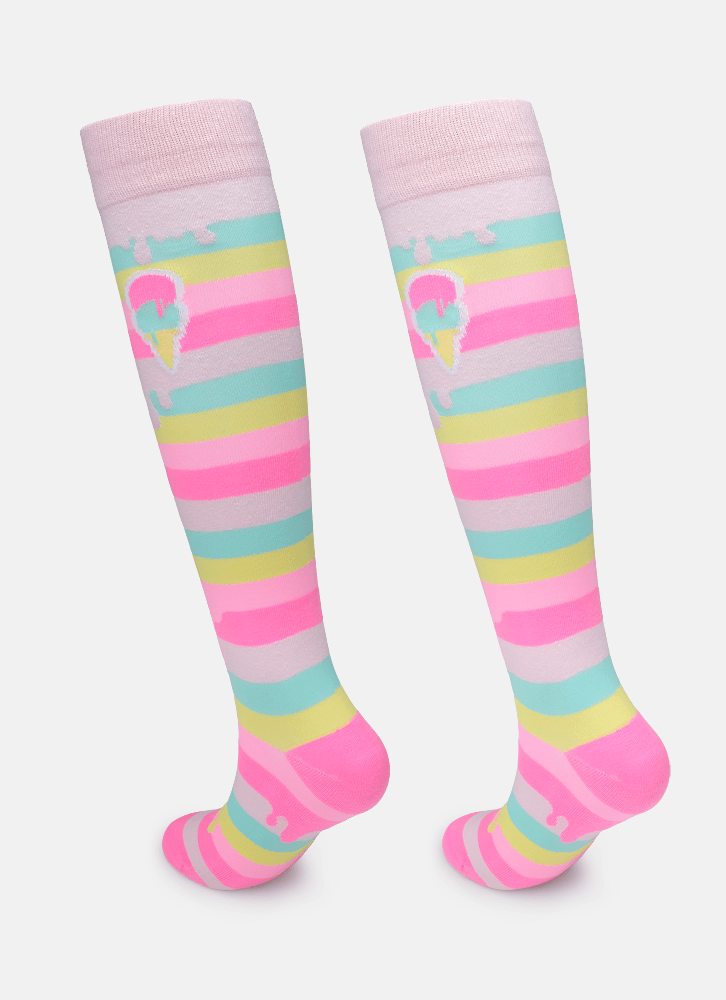 Meia-Cano-3-4-Feminina-Sorvete