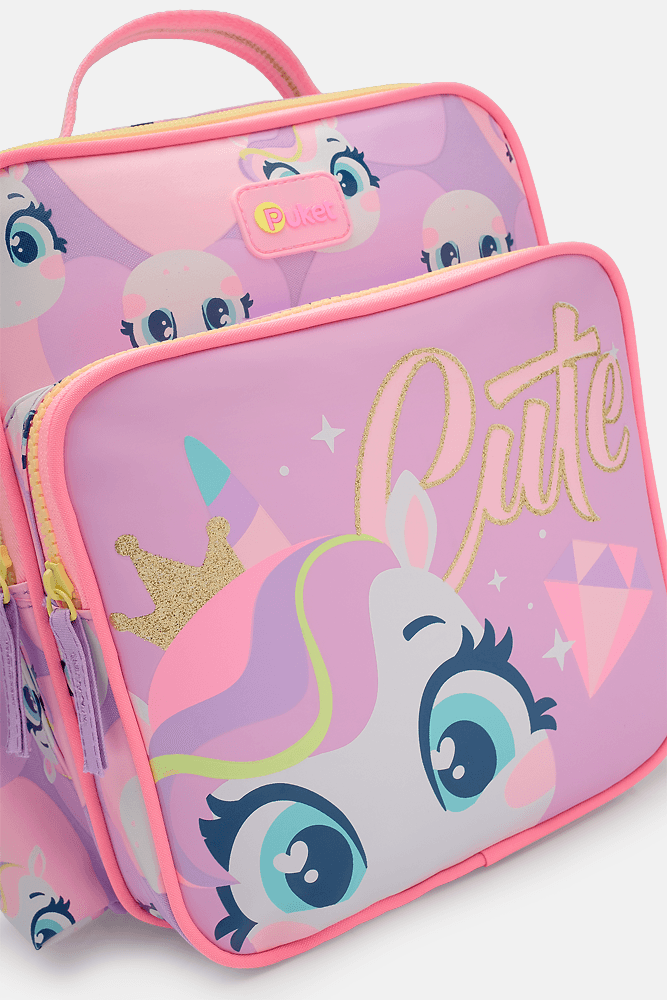 Lancheira-Termica-Com-Bolso-Frontal-Unicornio-Diamante