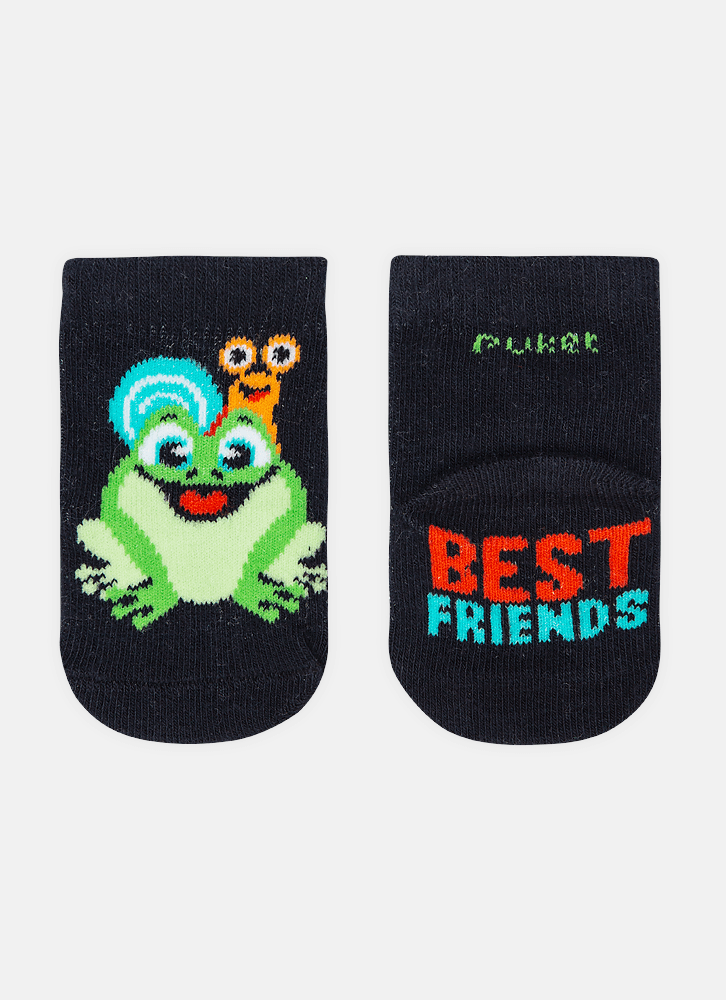 Meia-Soquete-Bebe-Menino-Sapo