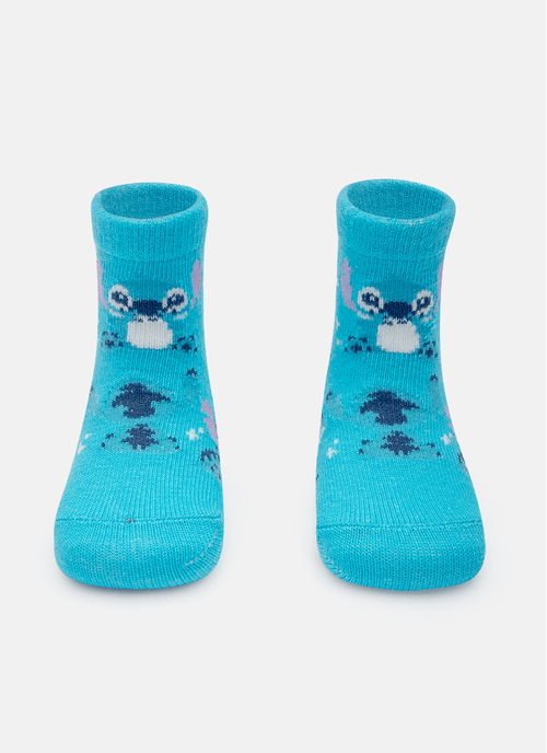 Meia Soquete Bebê RN Unissex Stitch