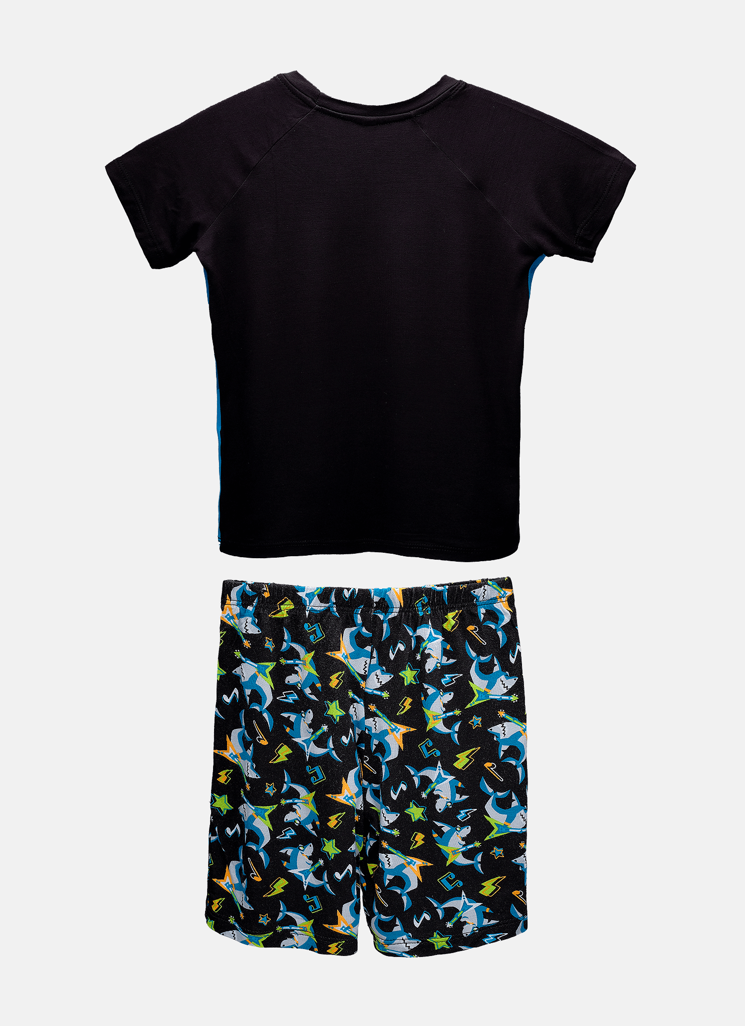 Pijama-Manga-Curta-Viscolycra-Menino-Tubarao-Music