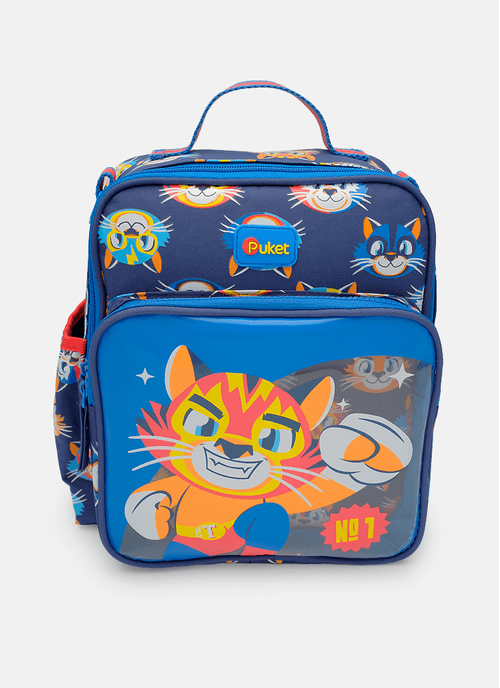 Lancheira Térmica com Bolso Frontal Tigre Lucha