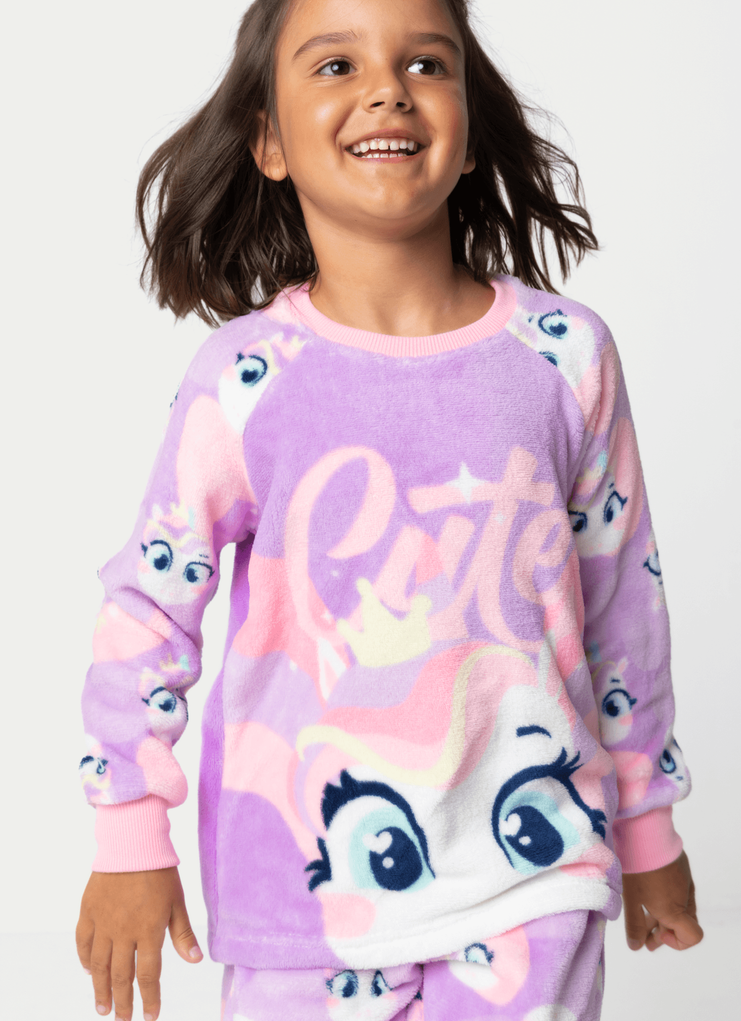 Pijama-Manga-Longa-Soft-Menina-Unicornio-Diamante