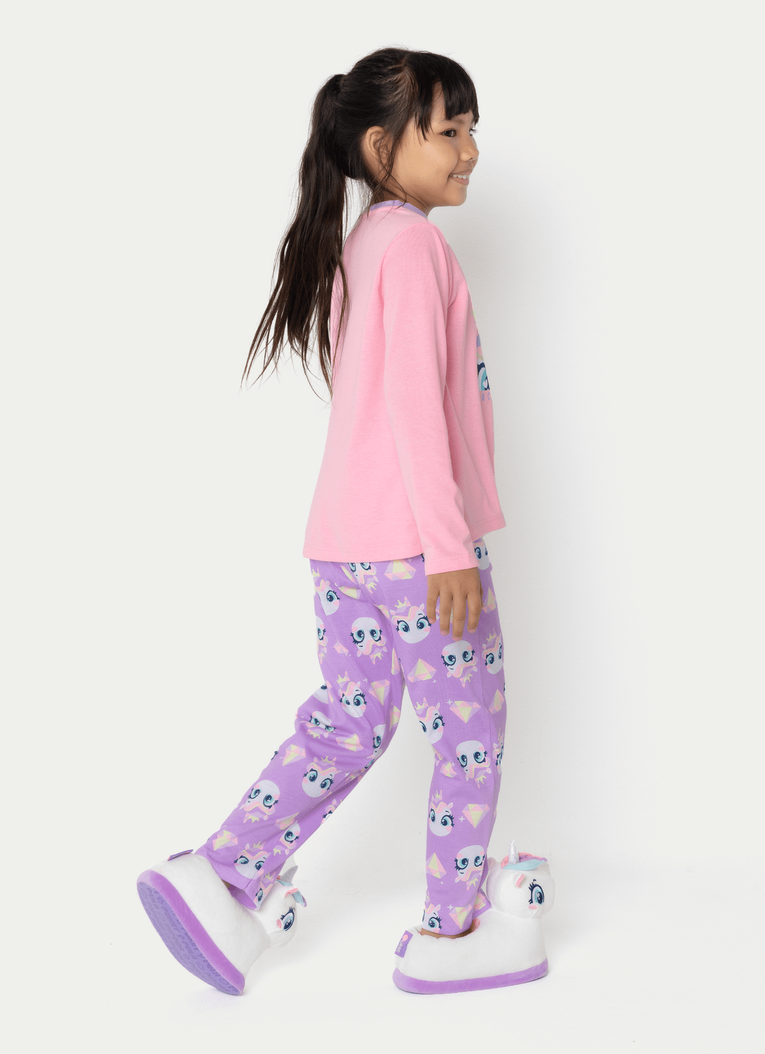 Pijama-Manga-Longa-Menina-Unicornio-Diamante