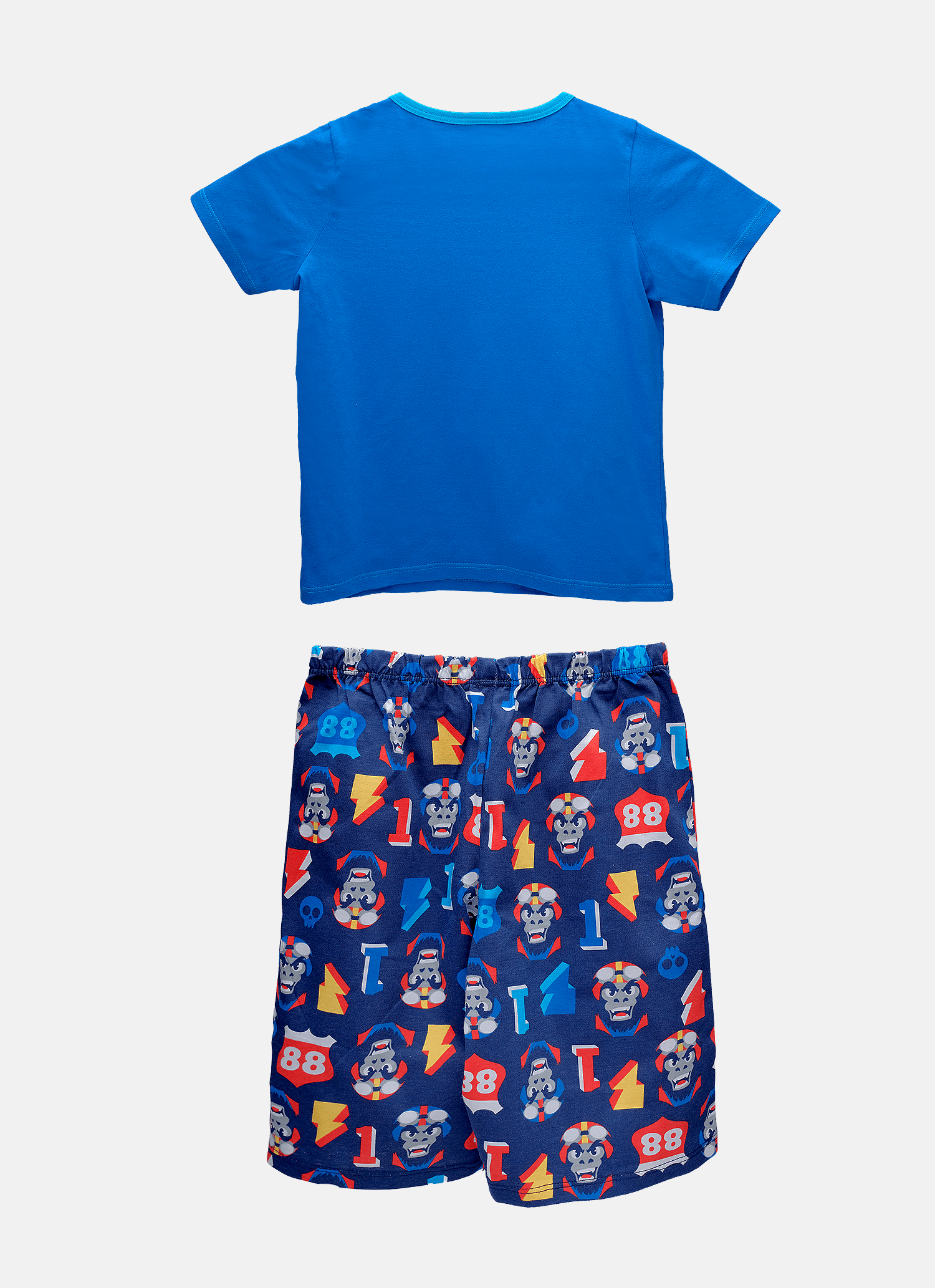 Pijama-Manga-Curta-Algodao-Menino-Gorila-Racing