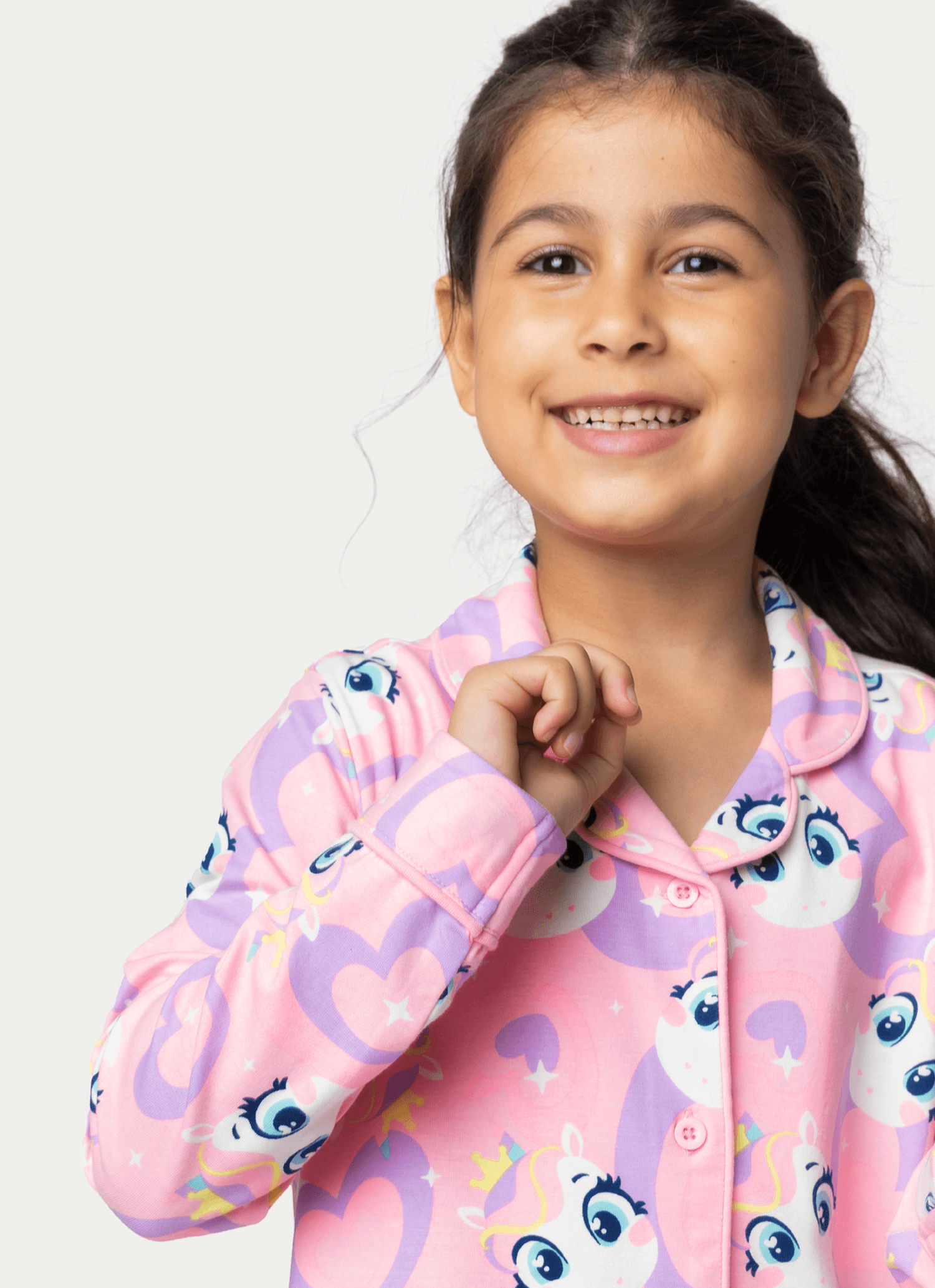 Pijama-Manga-Longa-Viscose-Menina-Unicornio-Diamante