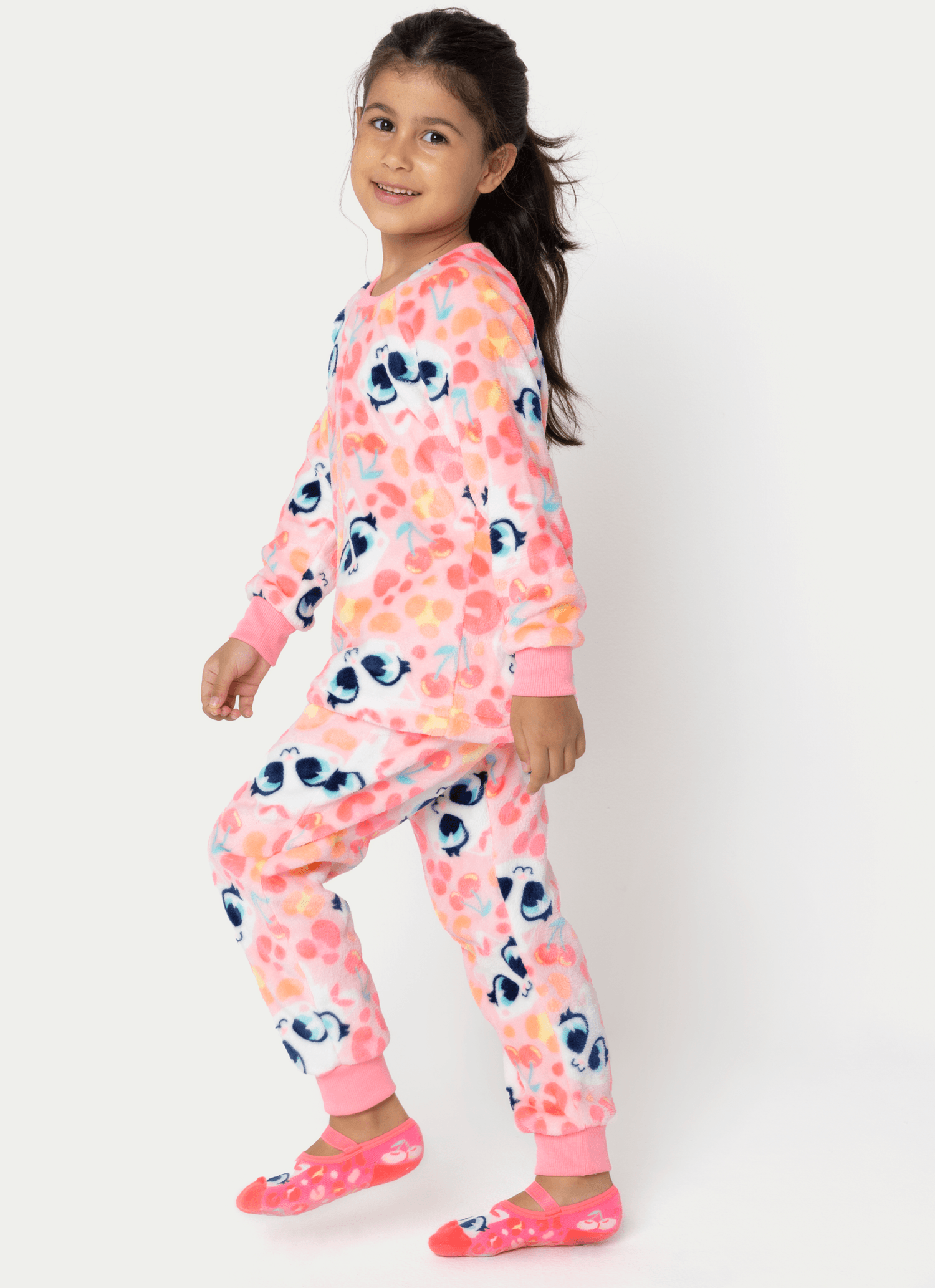 Pijama-Manga-Longa-Soft-Menina-Gata-Cereja