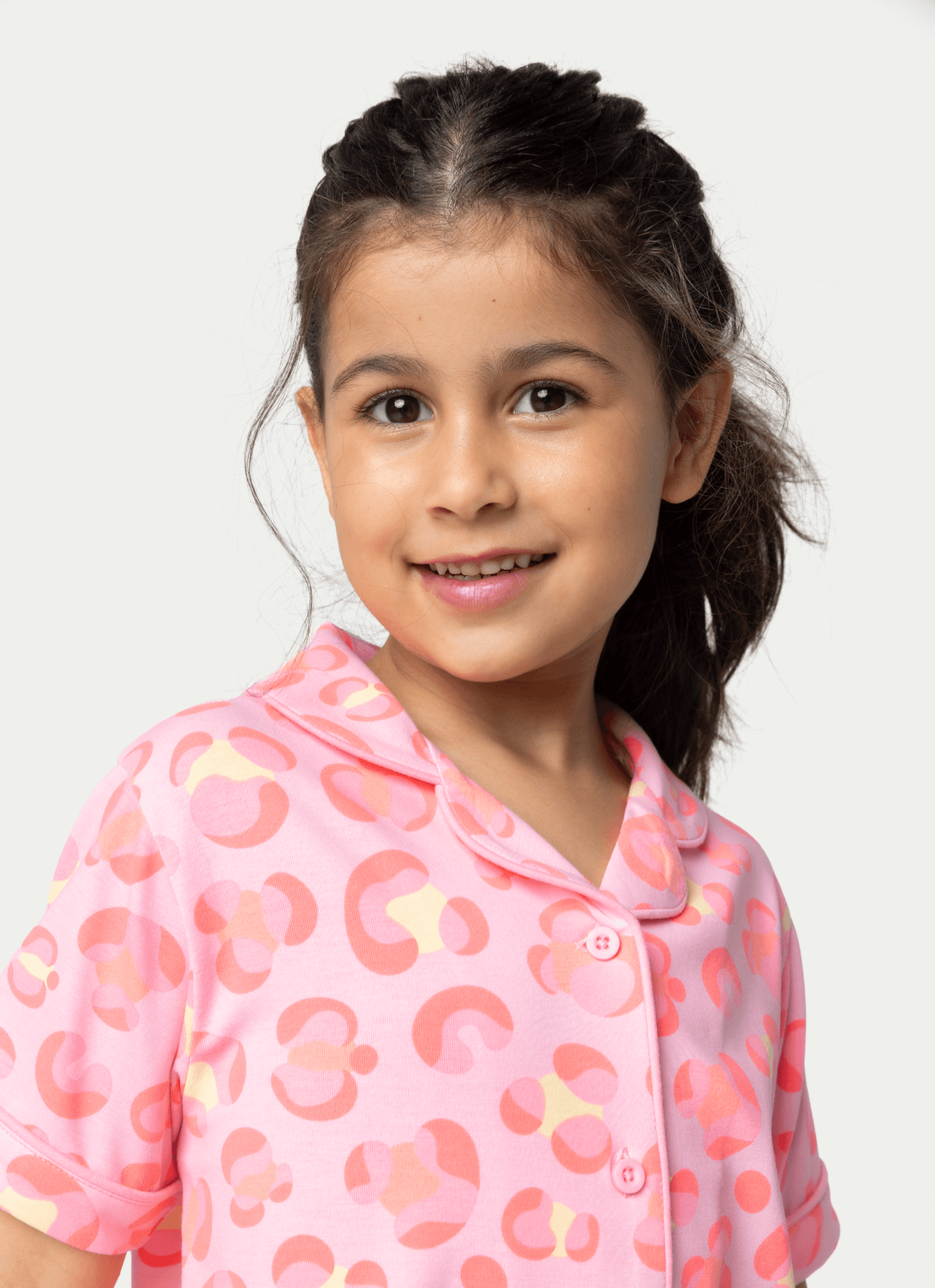 Pijama-Manga-Curta-Viscose-Menina-Gata-Cereja
