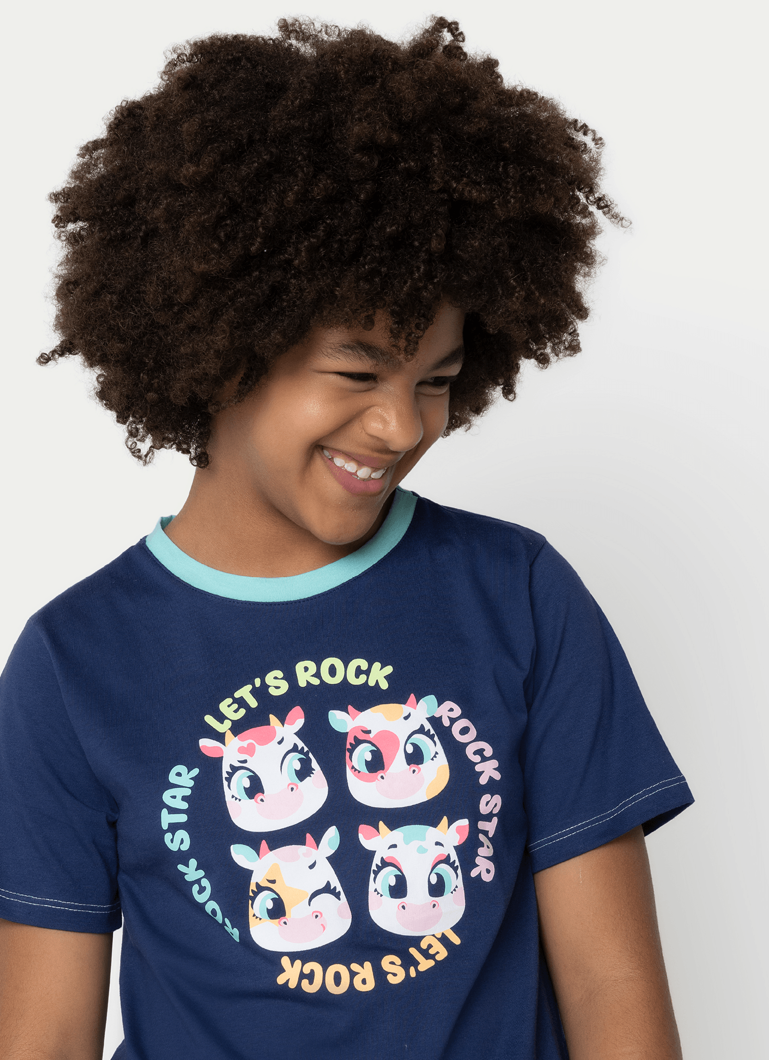 Pijama-Manga-Curta-Algodao-Menina-Teen-Vaca-Moosic