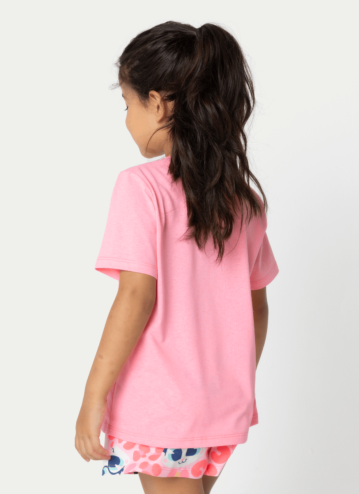 Pijama-Manga-Curta-Menina-Gata-Cereja