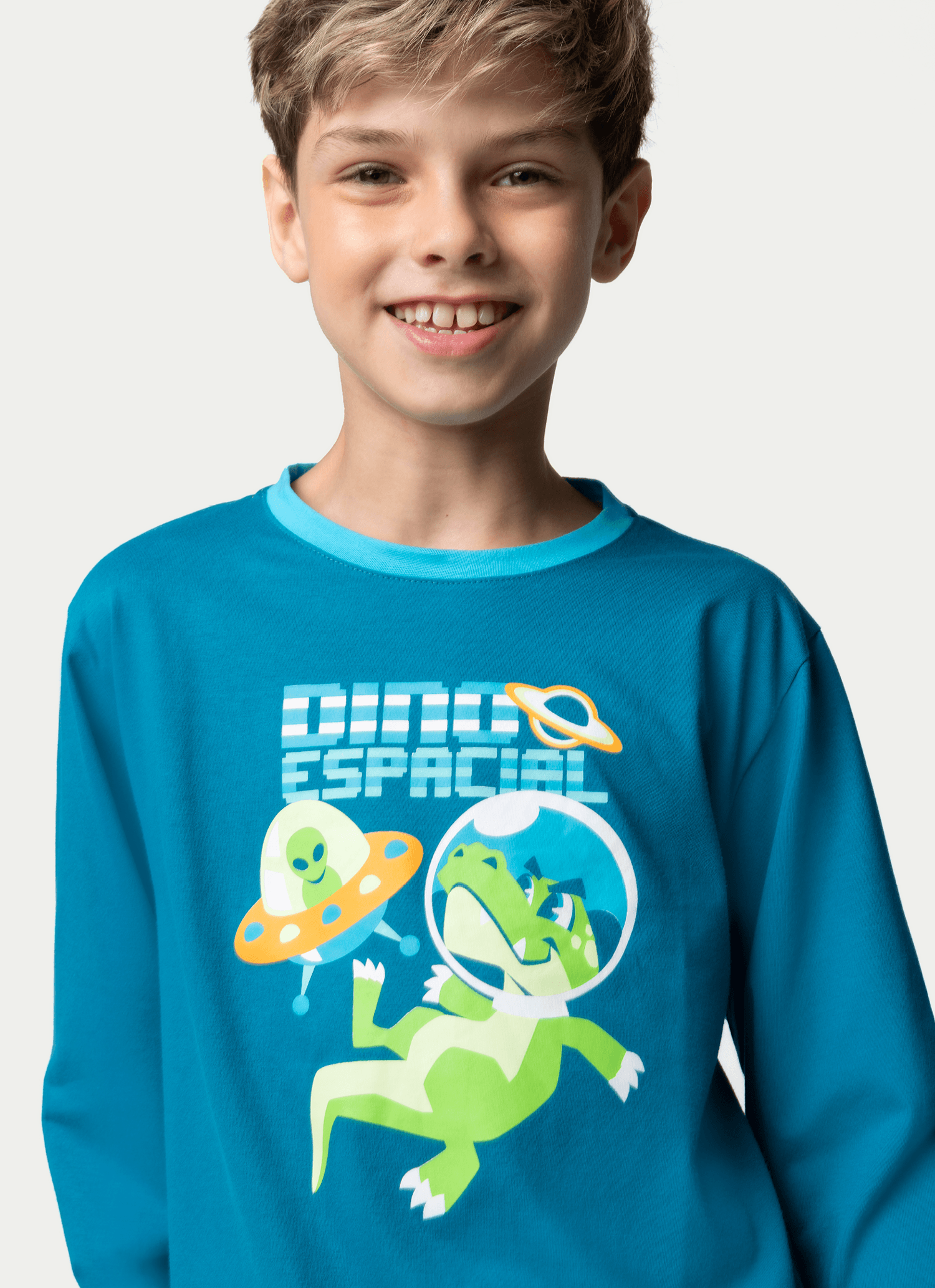 Pijama-Manga-Longa-Algodao-Menino-Teen-Dino-Astronauta