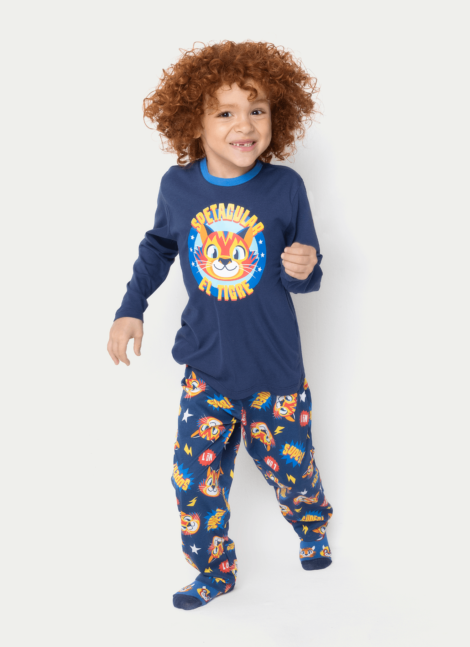Pijama-Manga-Longa-Algodao-Menino-Tigre-Lucha
