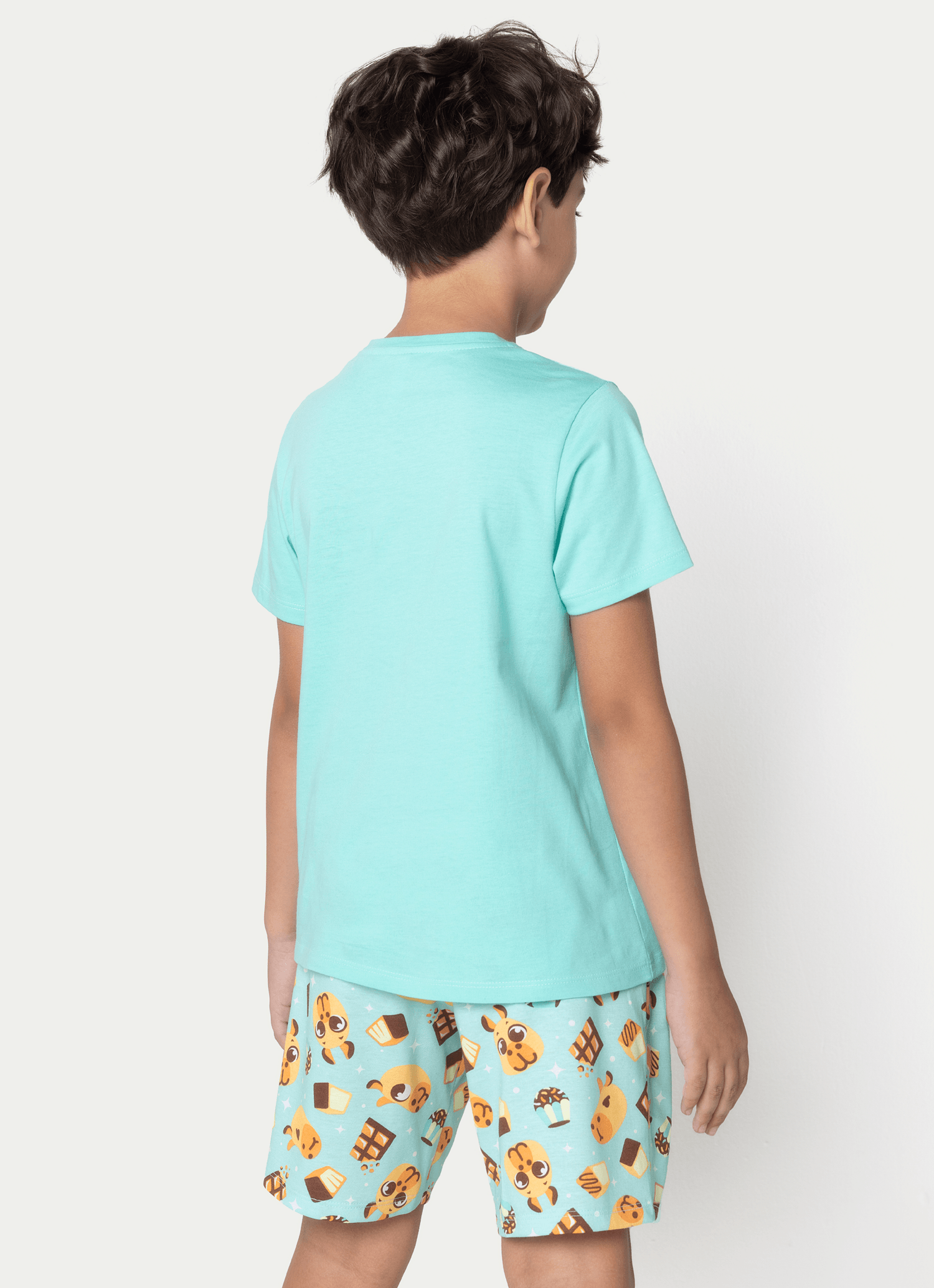 Pijama-Manga-Curta-Algodao-Menino-Capivara-Chocolate