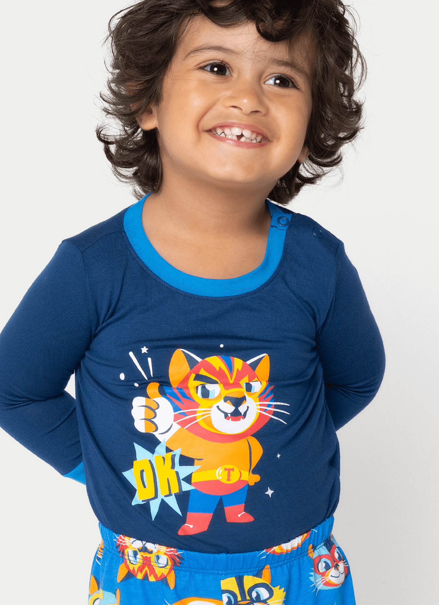 Pijama-Manga-Longa-Viscolycra-Bebe-Menino-Tigre-Lucha