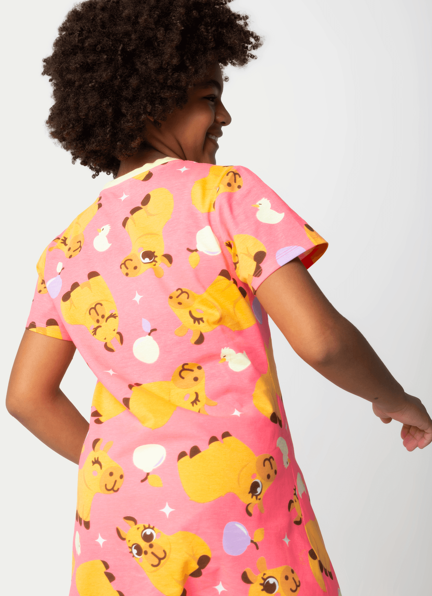 Camisola-Manga-Curta-Algodao-Menina-Teen-Capivara-Vibes