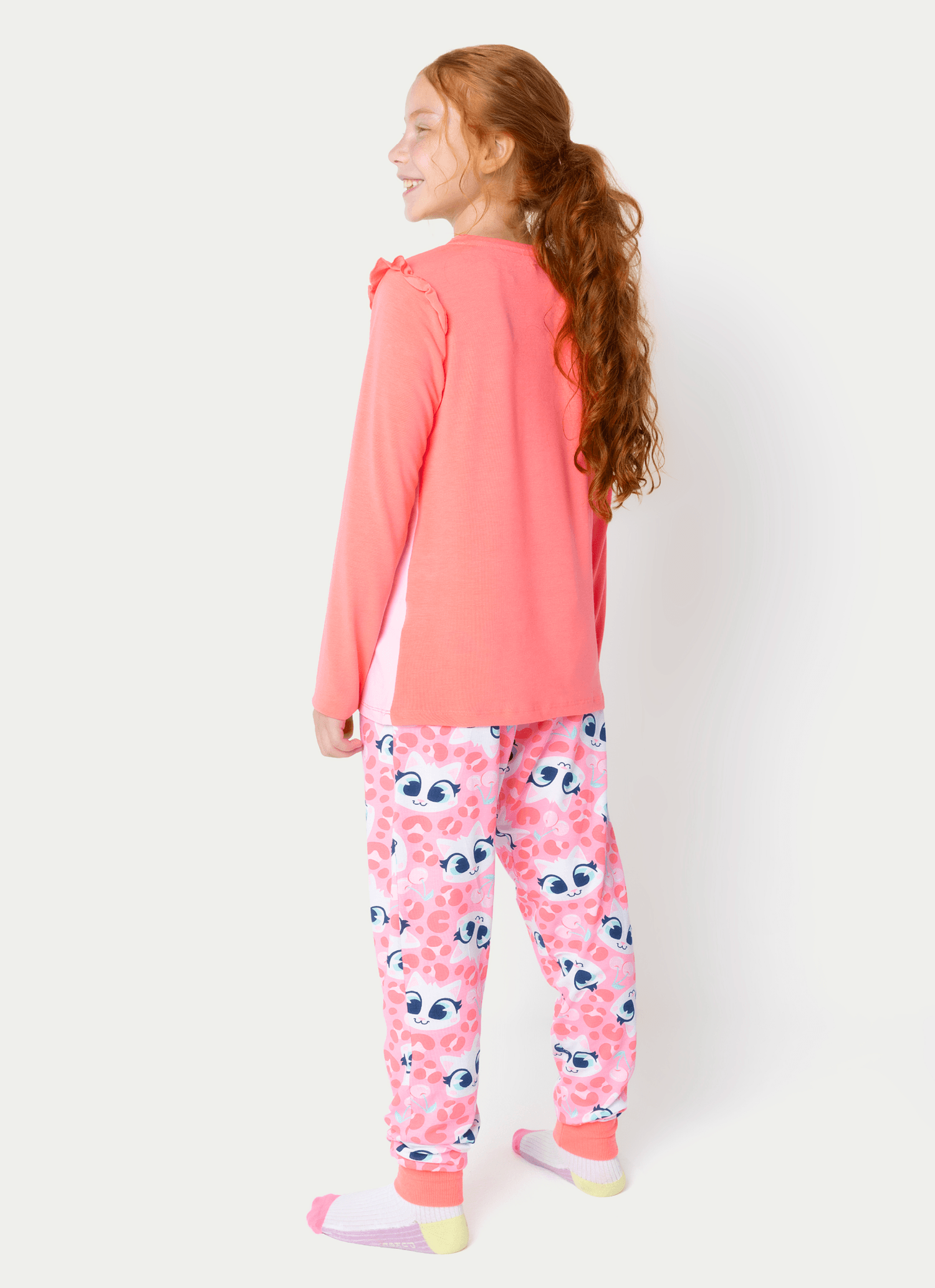 Pijama-Manga-Longa-Viscolycra-Menina-Teen-Gata-Cereja