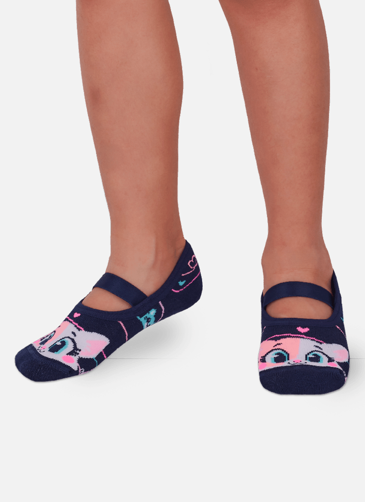 Meia-Sapatilha-Antiderrapante-Menina-Gatinha
