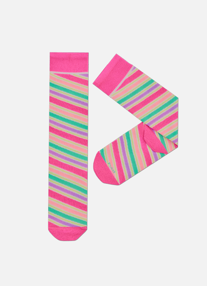 Meia-Cano-3-4-Menina-Listrada