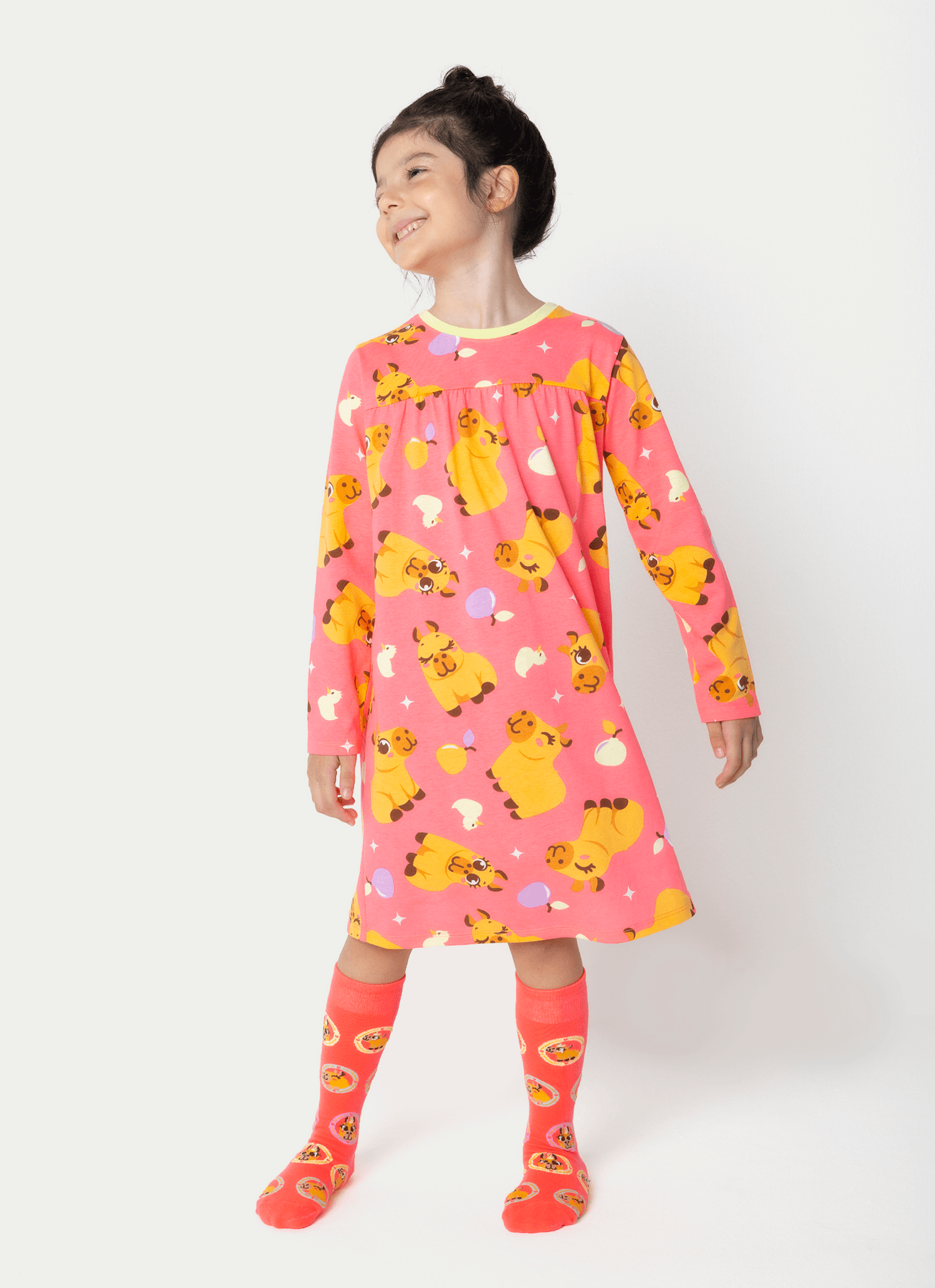 Camisola-Manga-Longa-Algodao-Menina-Capivara-Chocolate