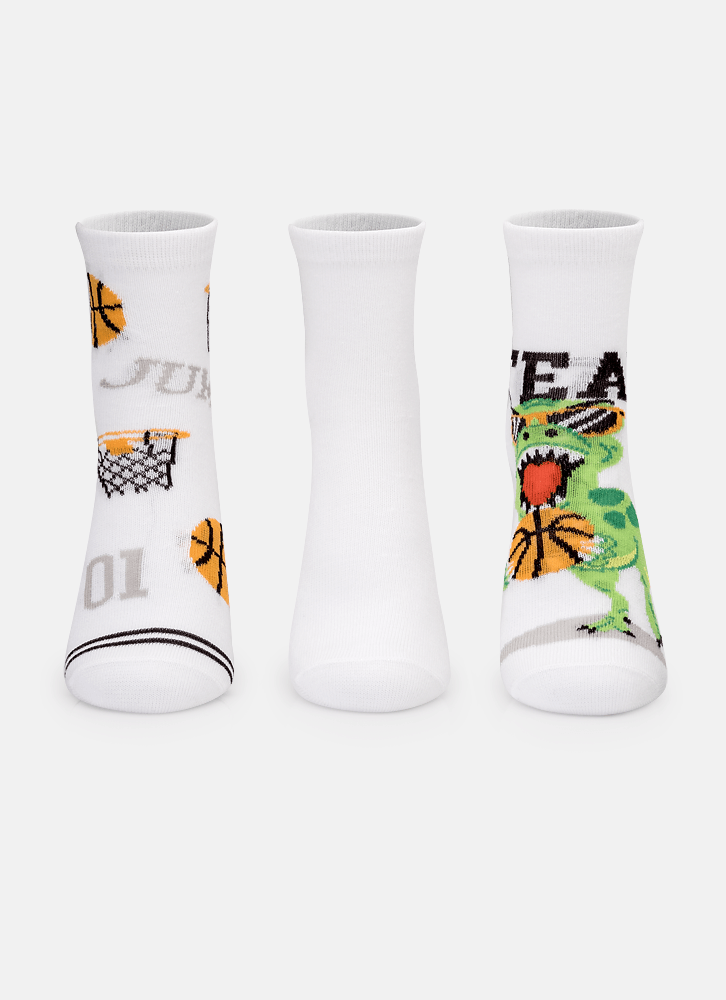 Kit-Com-3-Meias-Soquete-Menino-Dino-Basquete