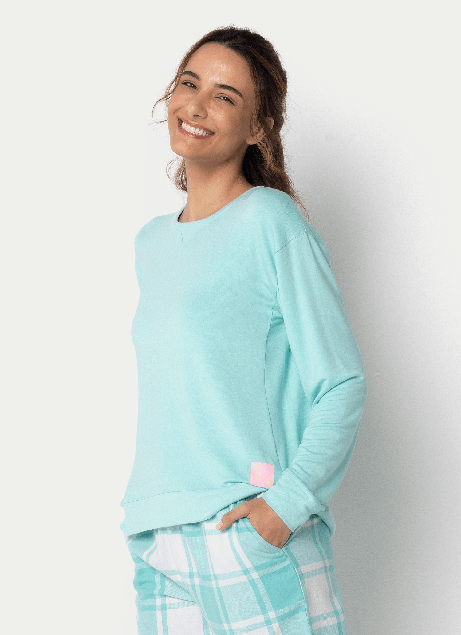 Pijama-Manga-Longa-Feminino-Xadrez