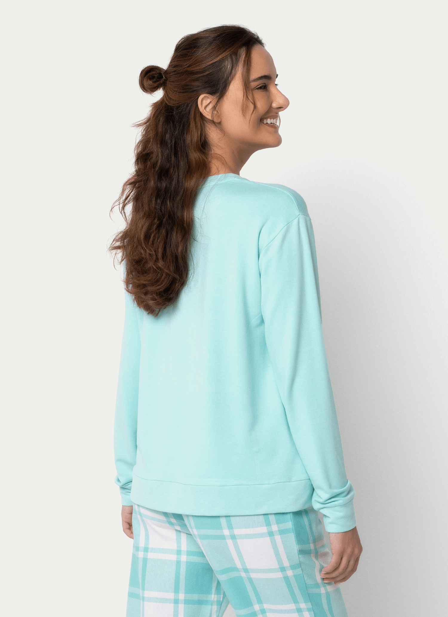 Pijama-Manga-Longa-Feminino-Xadrez