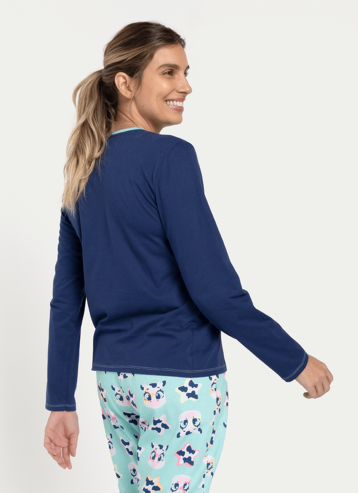 Pijama-Manga-Longa-Algodao-Feminino-Vaca-Moosic