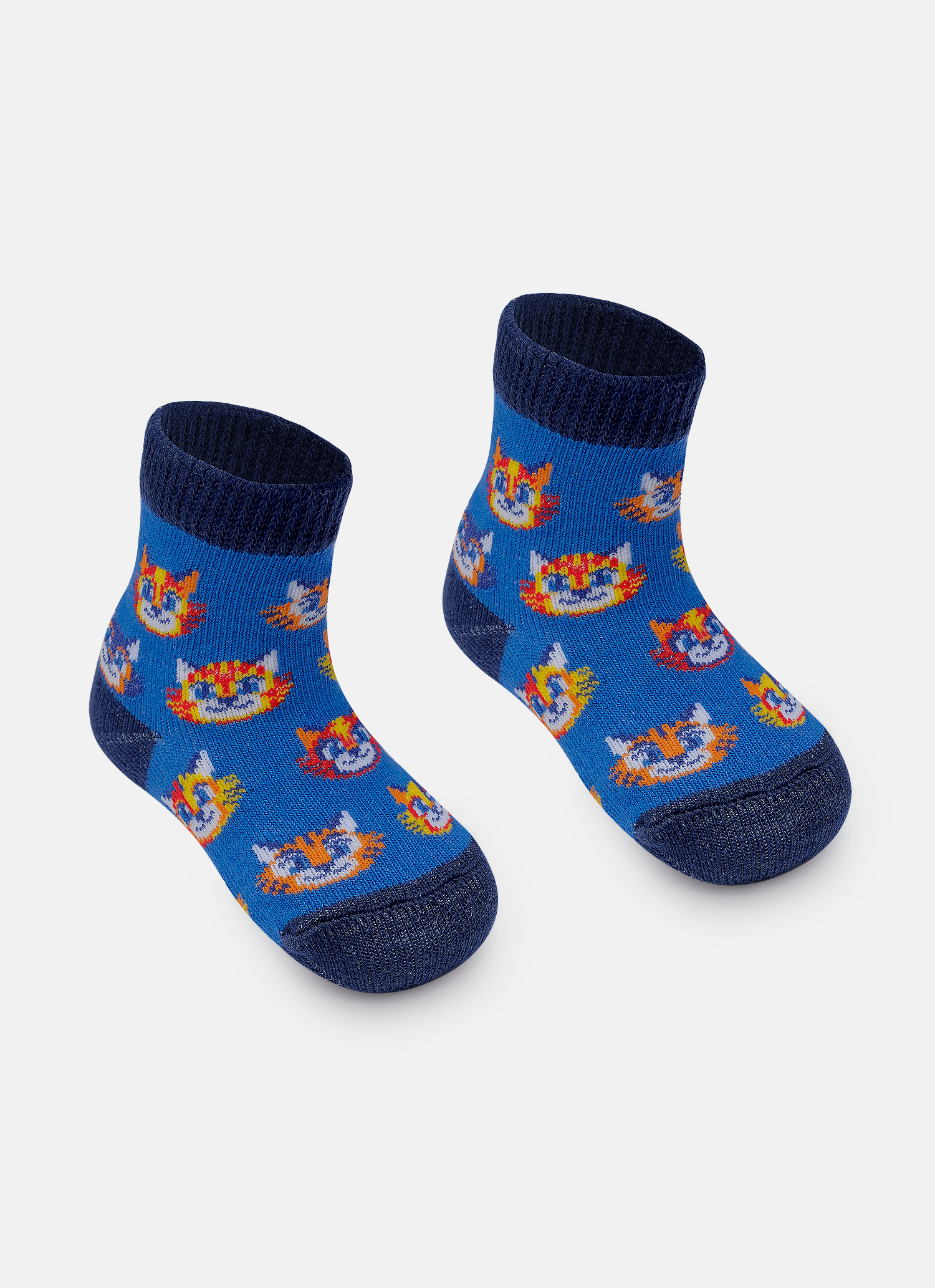 Meia-Soquete-Bebe-Rn-Menino-Tigre-Lucha