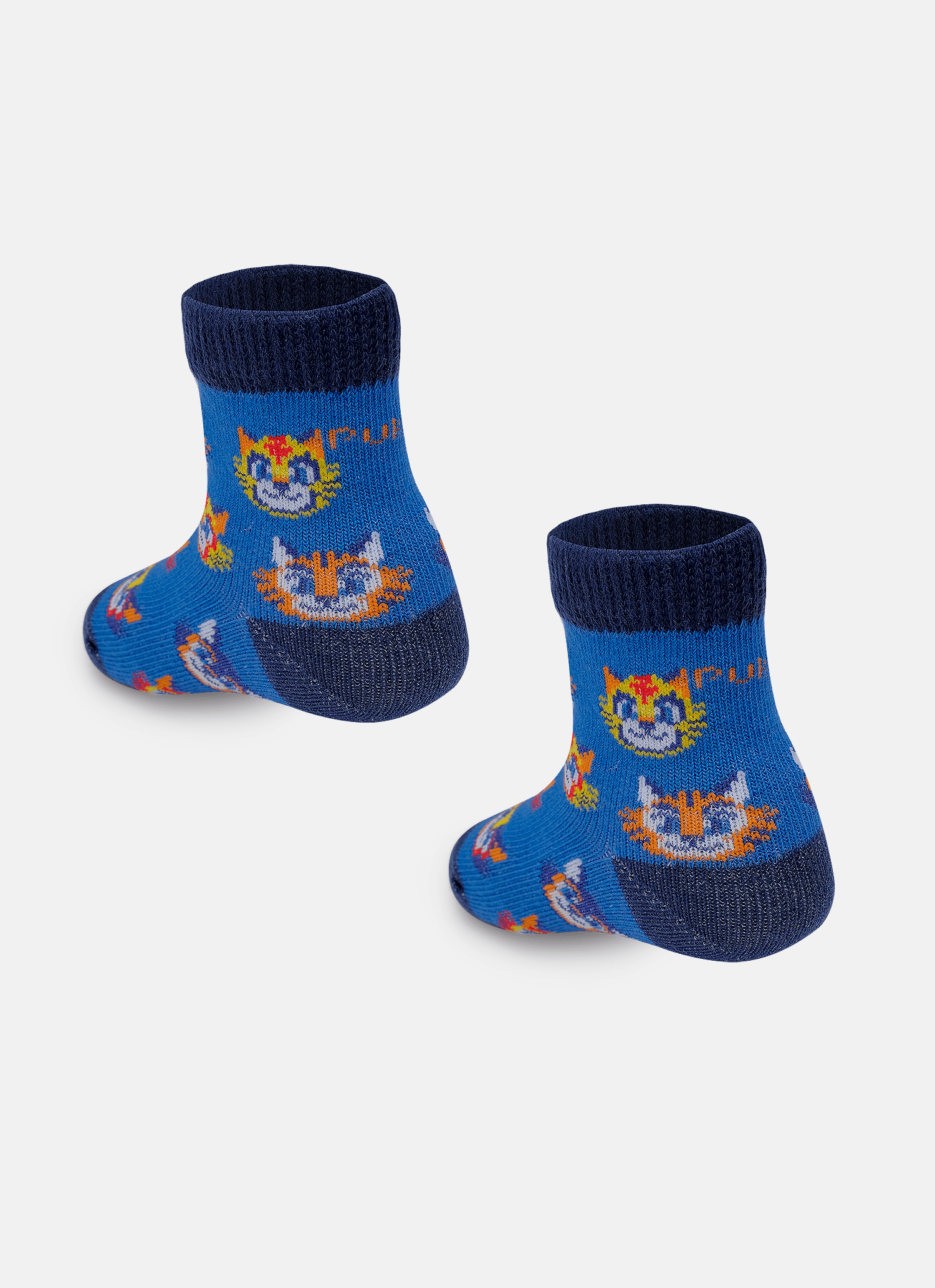 Meia-Soquete-Bebe-Rn-Menino-Tigre-Lucha