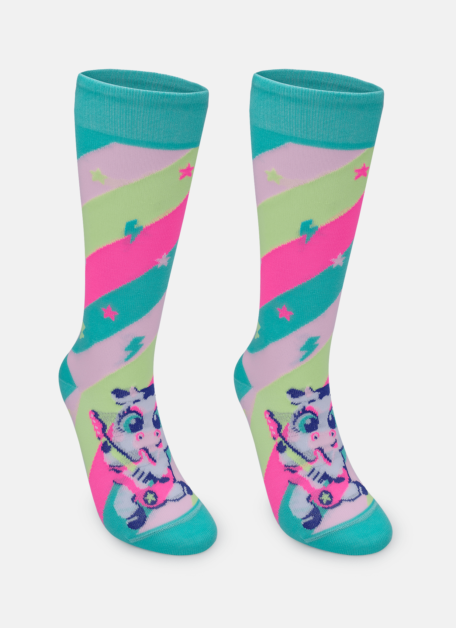 Meia-Cano-3-4-Feminino-Vaca-Moosic