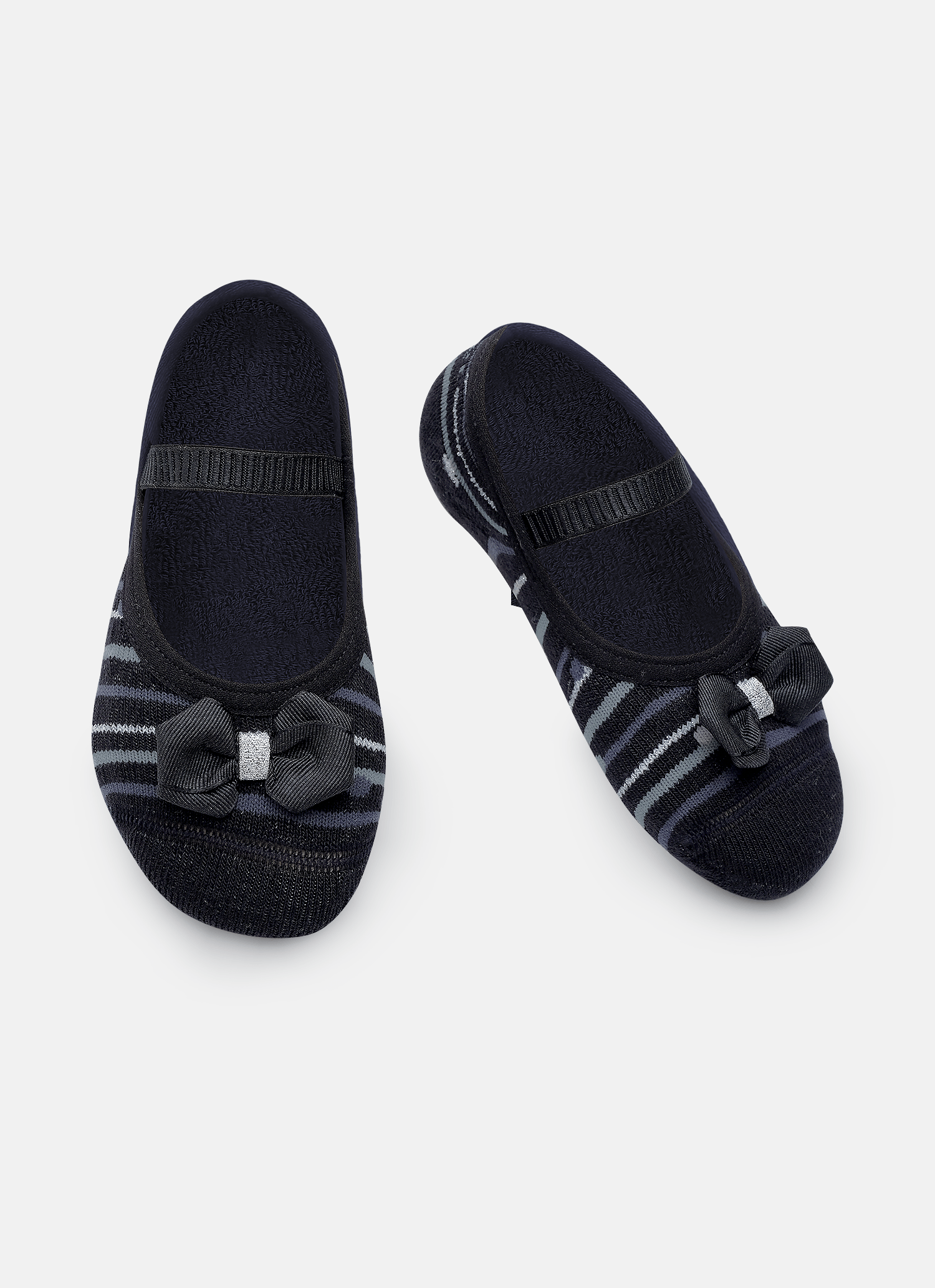 Meia-Sapatilha-Antiderrapante-Bebe-Menina-Listrada-Preta