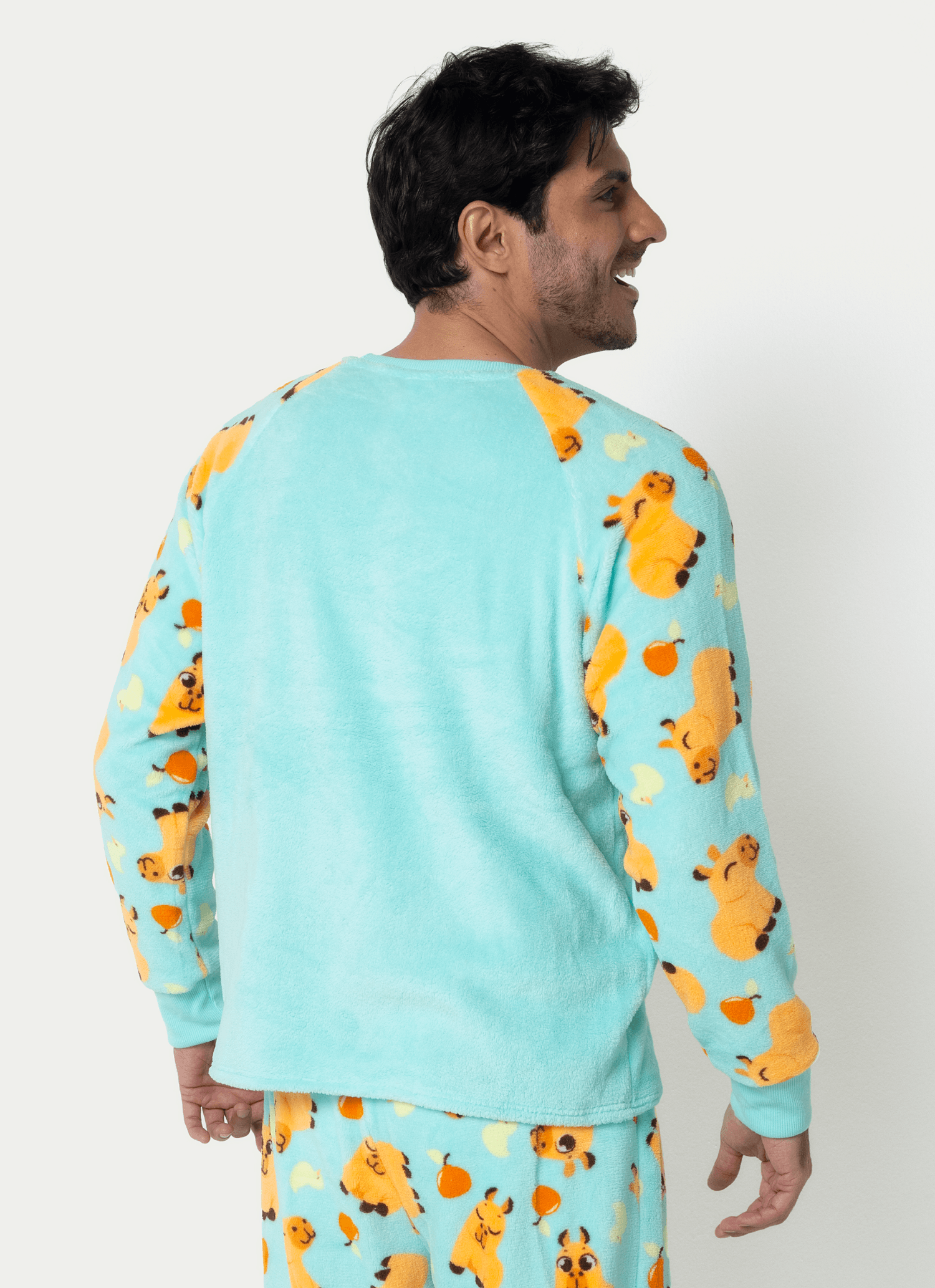 Pijama-Manga-Longa-Soft-Unissex-Adulto-Capivara-Vibes