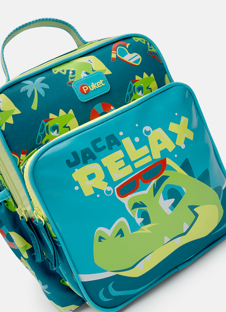 Lancheira-Termica-Com-Bolso-Frontal-Jacare-Relax