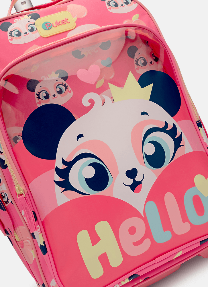 Mochila-Com-Rodinha-Grande-Panda-Romantico