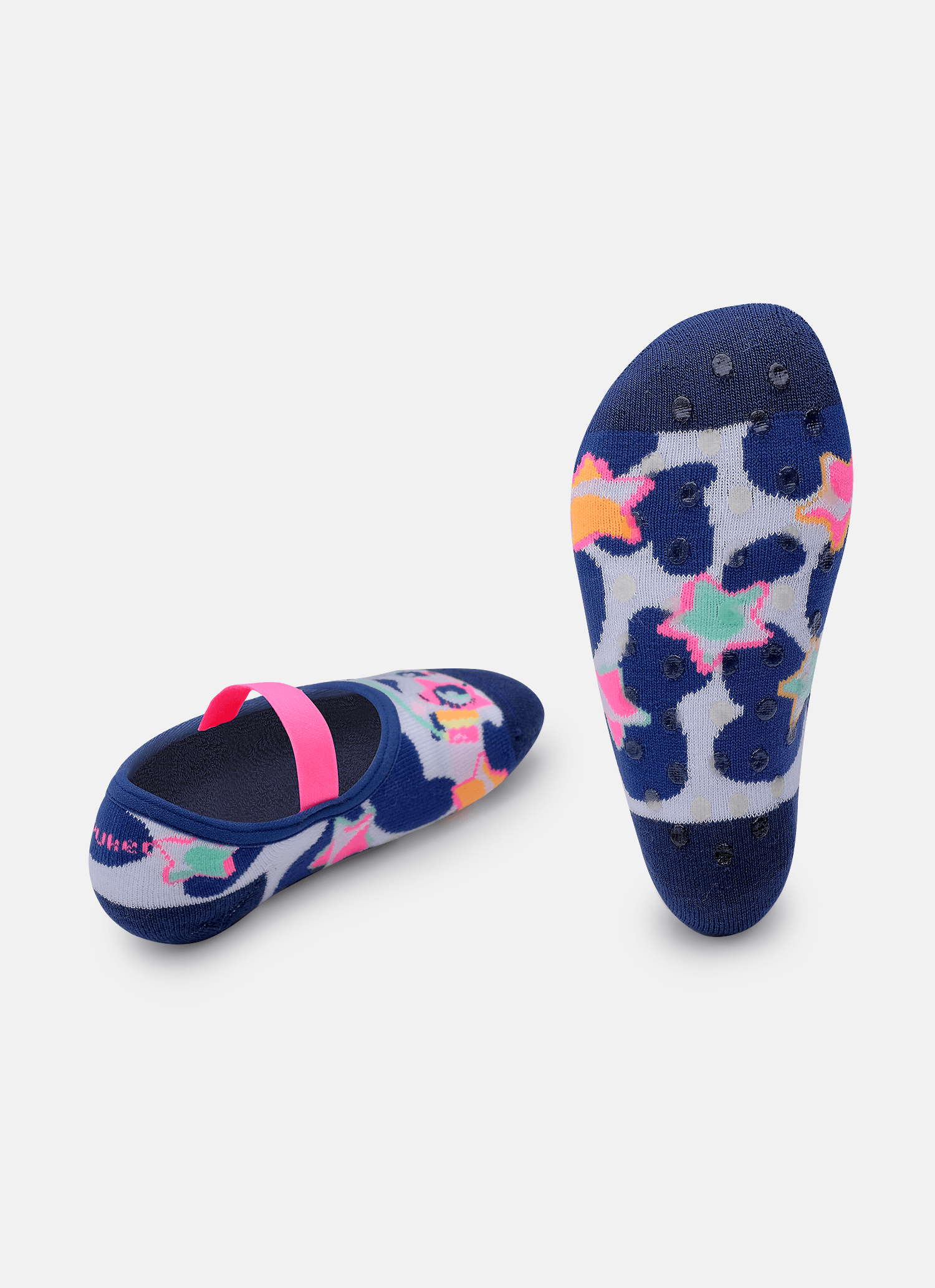 Meia-Sapatilha-Antiderrapante-Bebe-Menina-Vaca-Moosic