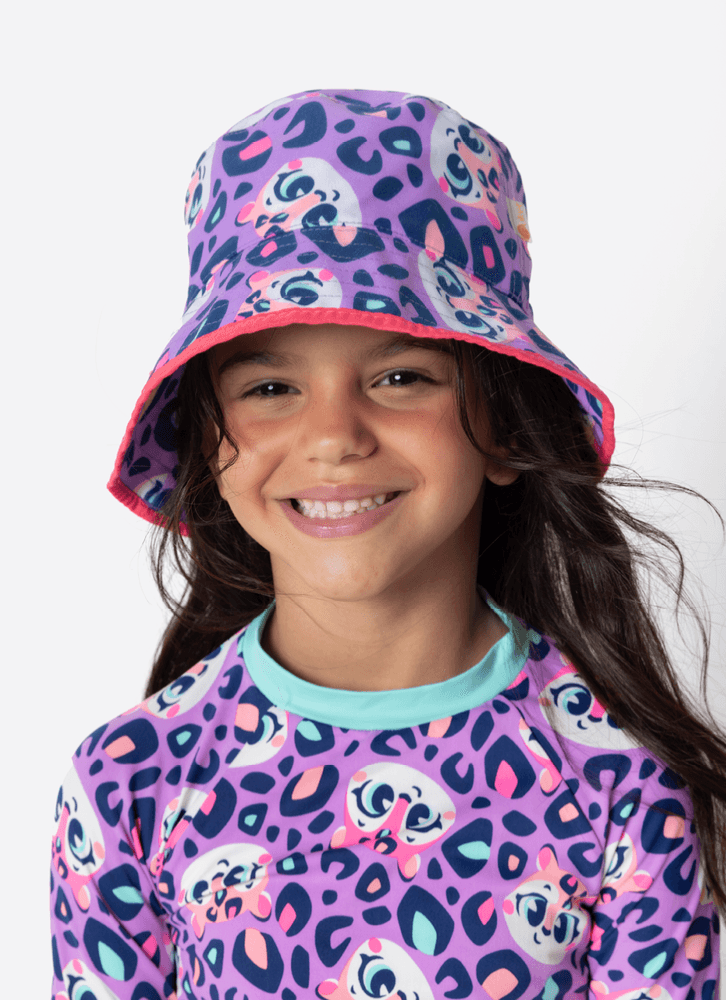 Chapeu-Bucket-Menina-Onca