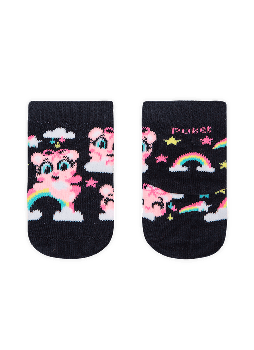 Meia Soquete Bebê Urso