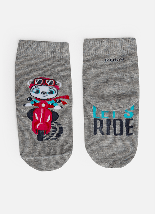 Meia Soquete Bebê RN Menino Urso