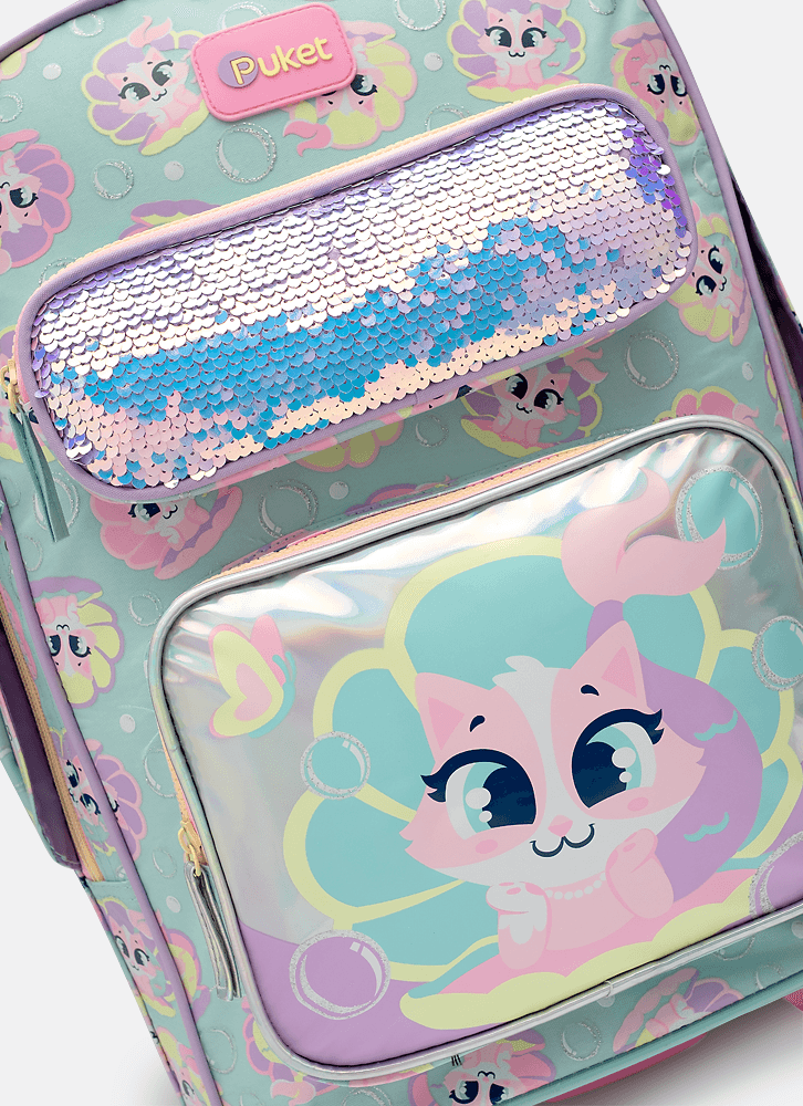 Mochila-Com-Rodinha-Grande-Paete-Gata-Sereia