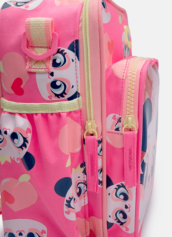 Lancheira-Termica-Com-Bolso-Frontal-Panda-Romantico