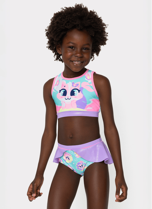 Biquini Menina Gata Sereia